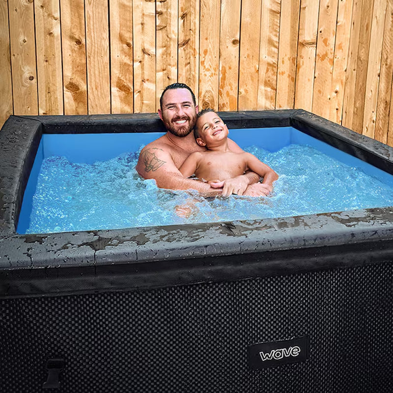 90 Jet 6 -Person round Hot Tub (Cover Included)