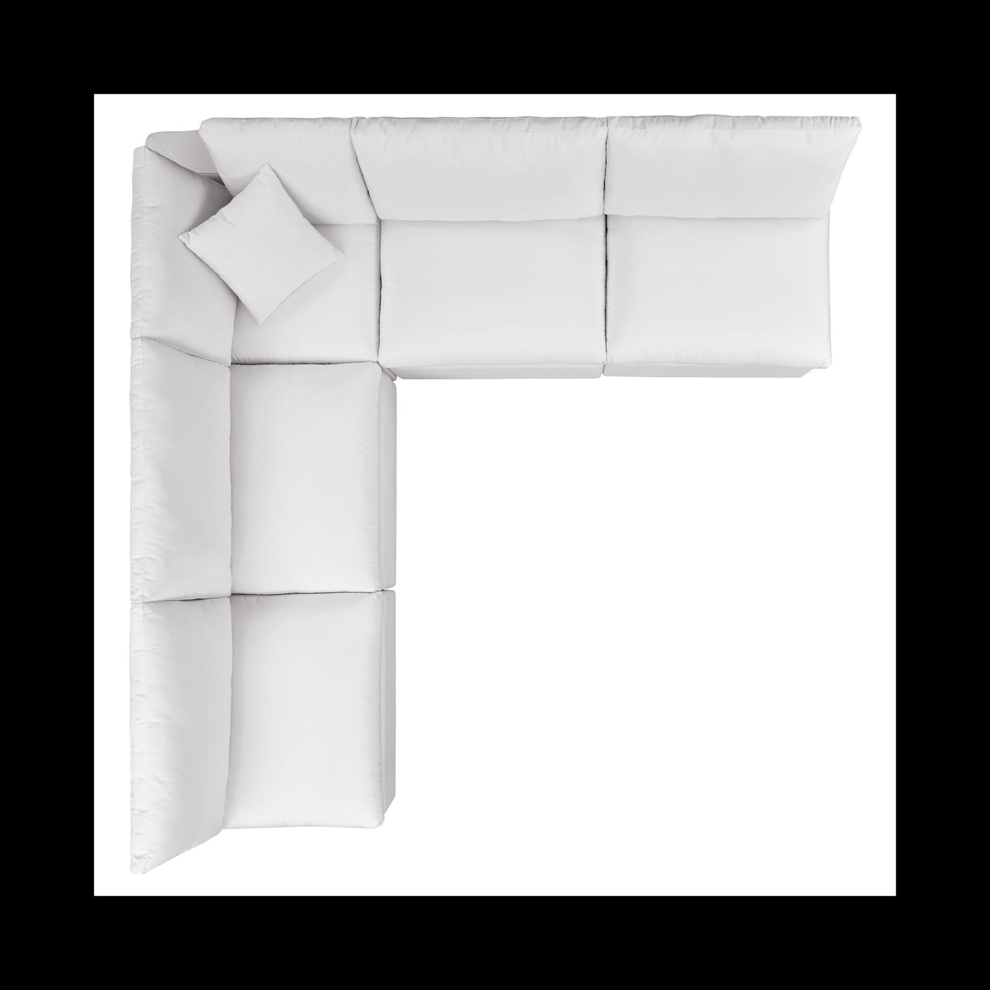 Patio Elegance Outdoor Sectional Sofa Set by Modway – Stylish 5-Piece Furniture for Patios